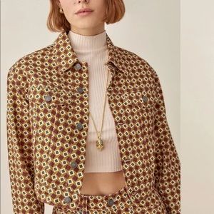 Reformation Cora Denim Jacket in Mezzanine | M